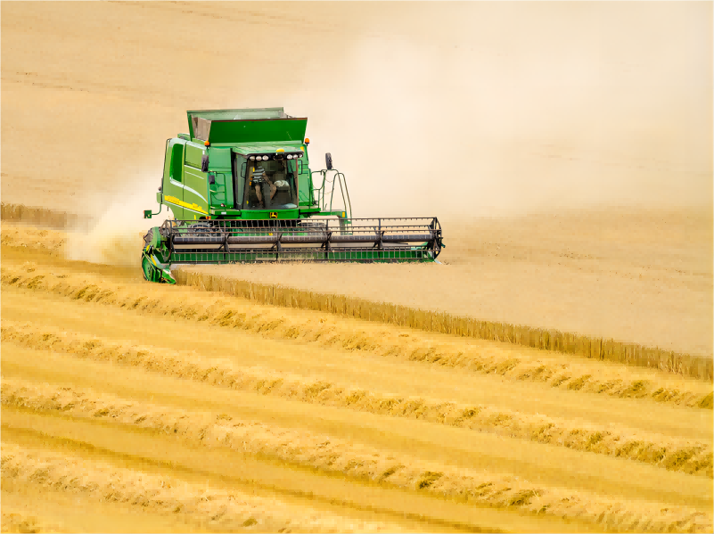 Combine Harvester Machine